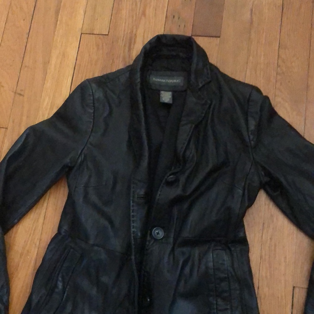 Banana Republic leather jacket